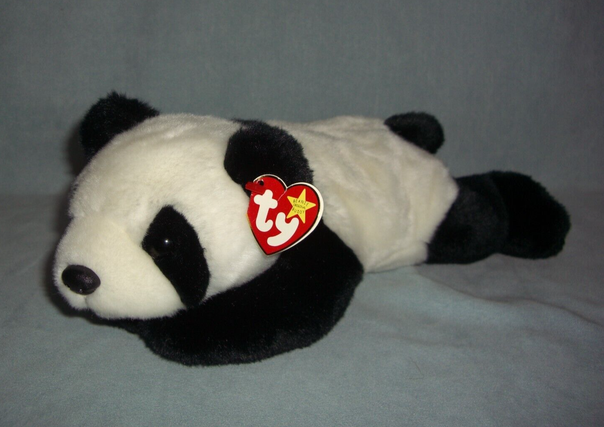 1998 TY BEANIE BABY BUDDY PANDA BEAR PEKING Plush 14