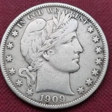 1909 O Barber Half Dollar 50c Better Grade VF - XF Details #57463