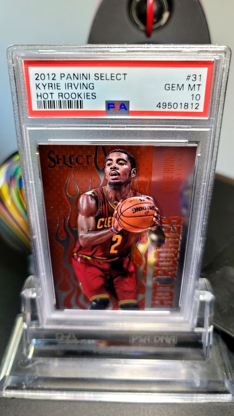 2012-13 KYRIE IRVING RC SELECT HOT ROOKIES #31 PSA 10 GEM MINT SIMPLY AWESOME