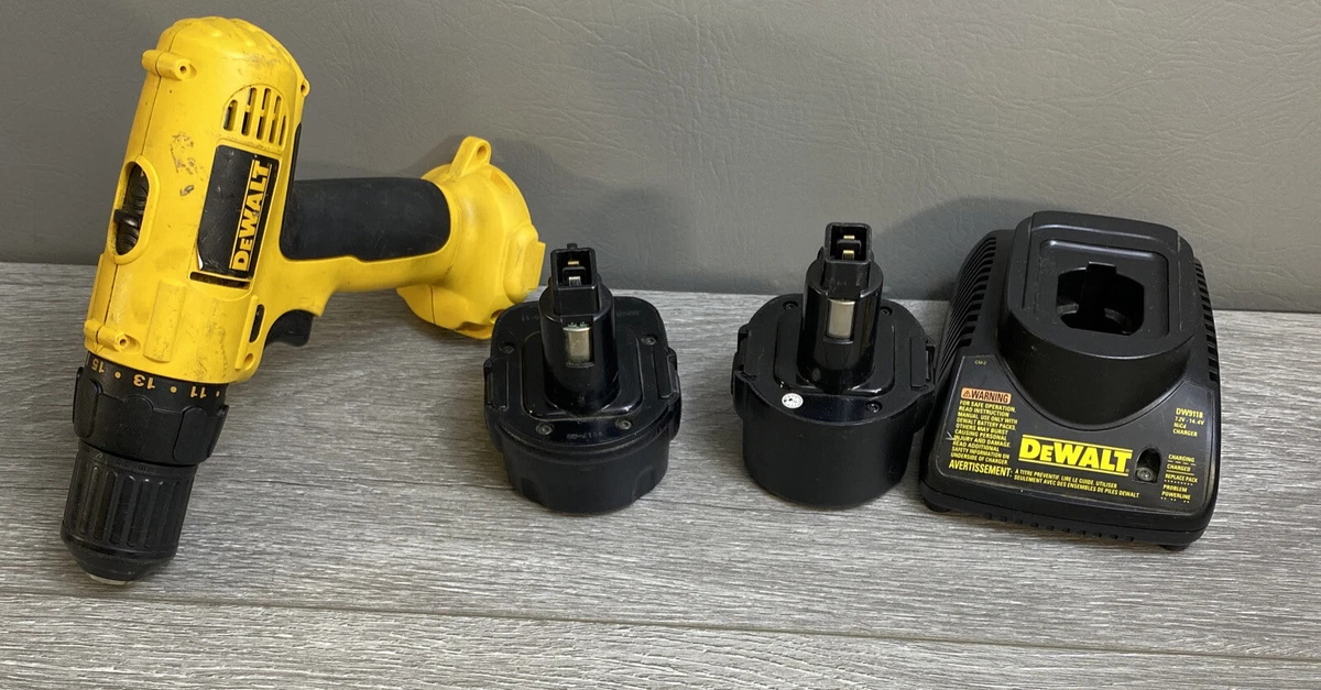 Dewalt drill two batteries deals