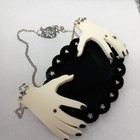 Tatty Devine Black Mirror Necklace LIMITED EDITION