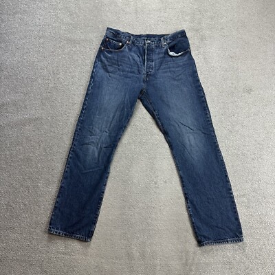 LEVIS Jeans 501 XX Herren Vintage Hose W32 L30 Premium Big E 13804 Blau Denim