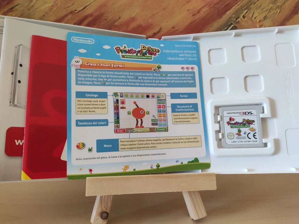 NINTENDO 3DS : FREAKYFORMS DELUXE - Completo, ITALIANO ! 2DS e New 3DS XL, foto 2 di 5
