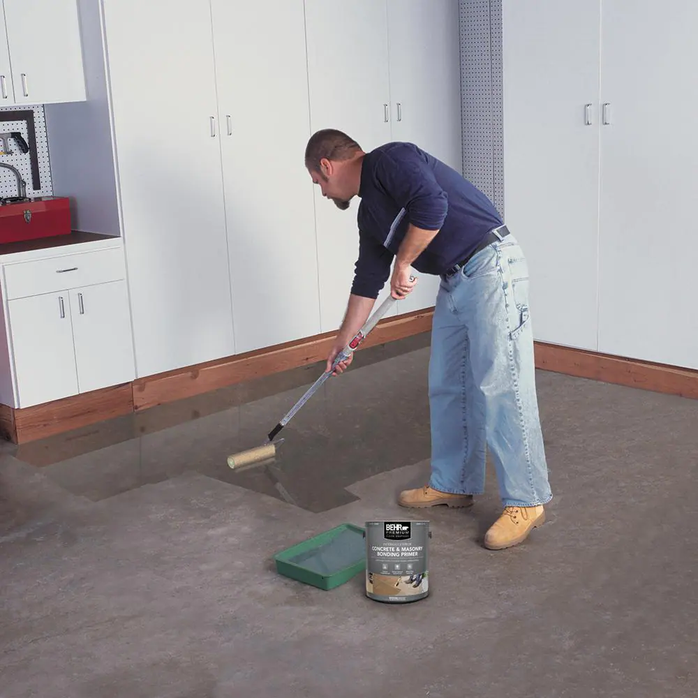 1 Gal. Clear Concrete Masonry Bonding Primer 4 Garage Basement Floor