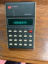 Vintage Sharp Elsi Mate EL-201S Green LED Works