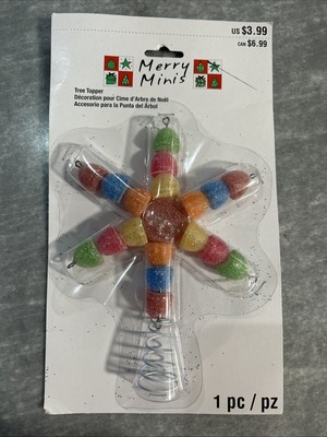 Sugar Coated Gumdrop Christmas Tree Topper Sweet Candyland Theme Old Stock