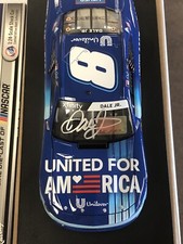 2021 1/24 DALE EARNHARDT JR. 8 AUTOGRAPHED UNITED FOR AMERICA