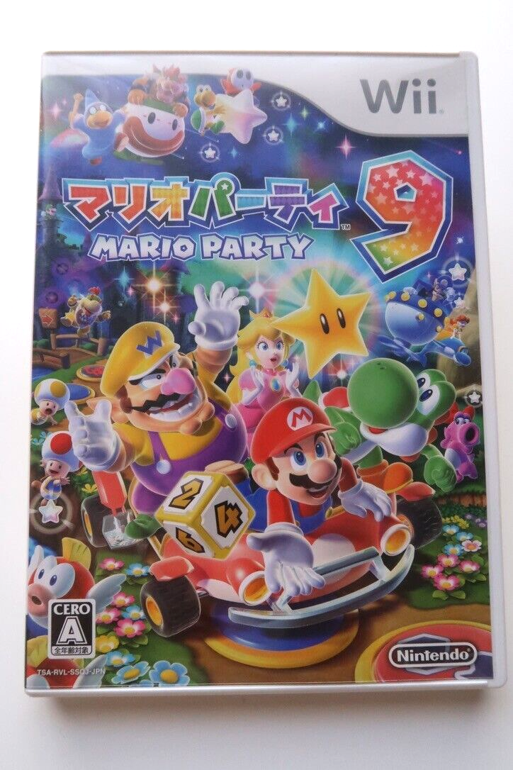 Nintendo Wii MARIO PARTY8 & MARIO PARTY9 Japanese tested［C-19