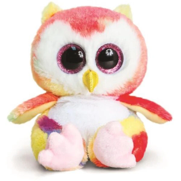 Plush 15Cm Animotsu Rainbow Owl Keel Toys Sf0960
