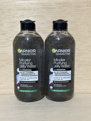 Lot 2-Garnier Micellar Purifying Jelly Water All In One with Charcoal