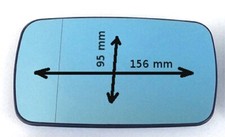 Glace de rétroviseur BMW SERIE 3