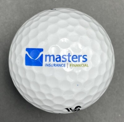 Masters Insurance Logo Masters Insurance Financial Logo Golf Ball (1) Srixon Soft Feel Pre ...