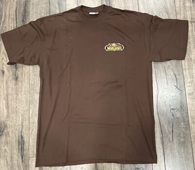 Vintage 2004 World Of Warcraft WOW PC Computer Video Game Promo 2XL XXL Shirt