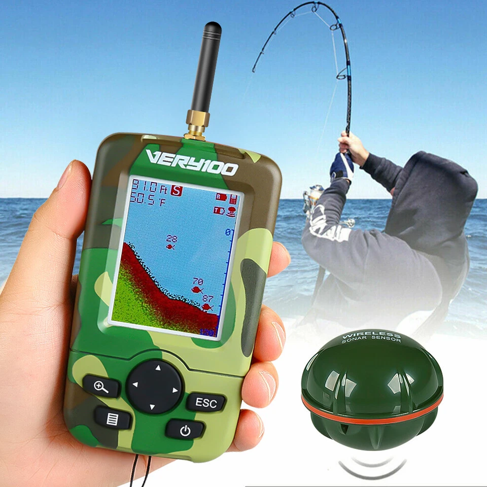 Wireless Sonar Fish Finder Underwater Depth Echo Sounder With Fishing Detector - Image 3 of 4