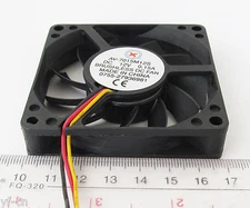 1pc Brushless DC Cooling Fan 70x70x15mm 70mm 7015 11 blades 12V 3pin Connector