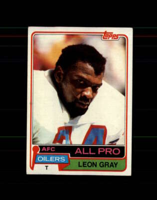 レオン81ページ 1981 Topps Football #030 Leon Gray STARX 7 NM CS64289 | eBay