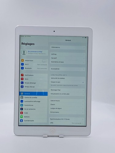 iPad Air 1ère génération WIFI 128 Go IPS LCD 9,7" Apple A1474 iPadOS Facetime - Photo 17/44