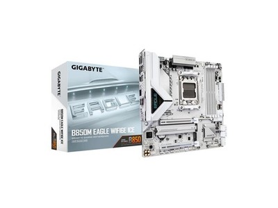 GIGABYTE B850M EAGLE WIFI6E ICE Mobo AM5 DDR5 PCIe 5.0