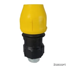 3/4 in. Polyproylene Underground Yellow Poly Gas Pipe Conversion Fitting