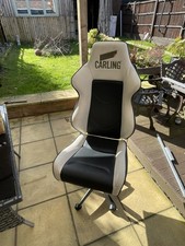 Man cave gaming office chair pub beer carling cobra seats Carling larger