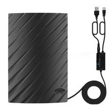 Portable 380Miles TV Antenna Indoor Outdoor Digital HD Freeview Aerial Ariel