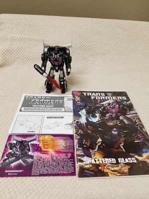 Hasbro Transformers Shattered Glass Rodimus Botcon 2008 Exclusive Figure & Comic