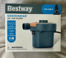 Bestway sidewinder AC air pump 110-120V Inflation And Deflation Camping NEW