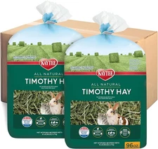 Kaytee All Natural Timothy Hay for Guinea Pigs, Rabbits 12 Pound (Pack of 1) 