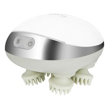 Electric Scalp Massager with Heat, Rechargeable Heated Head Massager, IPX7 Water