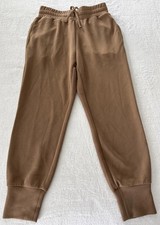 Varley The Slim Cuff Pant 25 DoubleSoft Joggers Taupe Tan Brown Womens XS