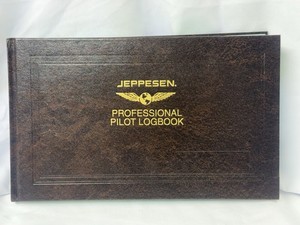 Jeppesen Professional Pilot Logbook – Hardcover Aviation Flight Record Book