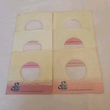 45 RPM 7" RECORD SLEEVES CO. SLEEVE 6 PACK SEE PHOTOS 20th Century SLV320
