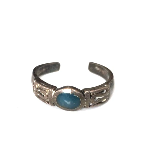 Vintage Ring MARKED 925 STERLING SILVER Size 3 Adjustable Band Jewelry lot y