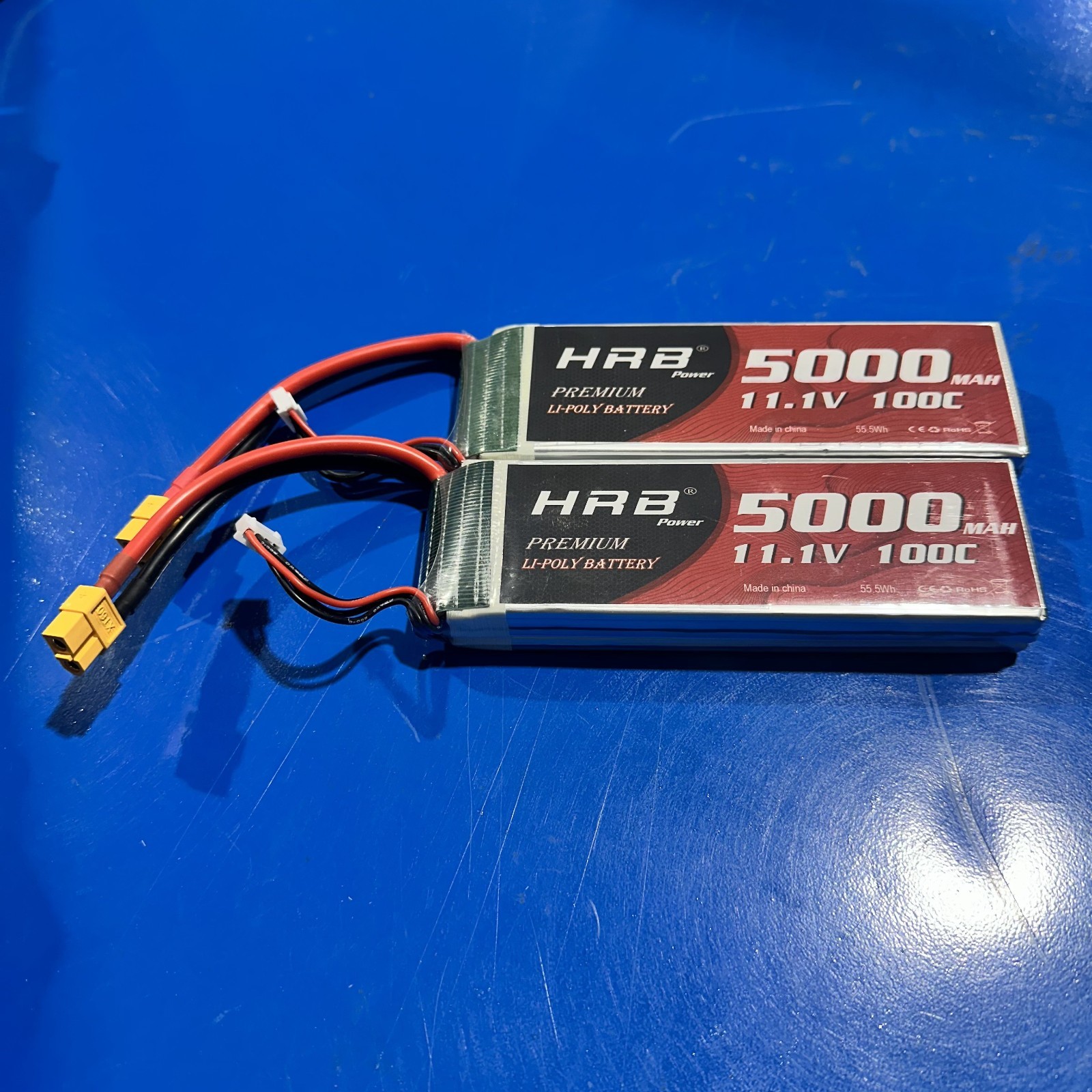 2pcs OPEN BOX HRB 3S 5000mAh Lipo Battery XT60 11.1V Lipo Battery 50C RC Car
