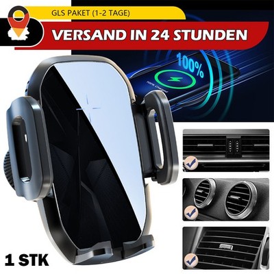 Wireless Autohalterung KFZ Auto Handy Halter Induktive Ladefunktion Universal