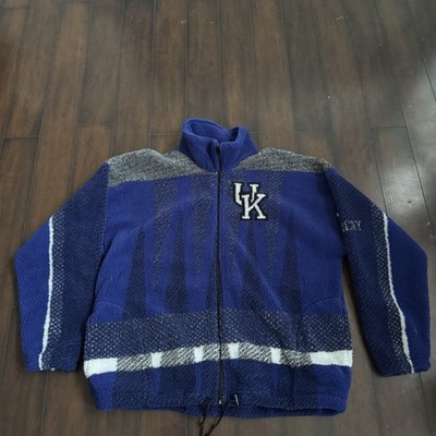 Vintage Kentucky Wildcats Fleece Jacket S K Pepper Men s Sz 2xl Made USA Great