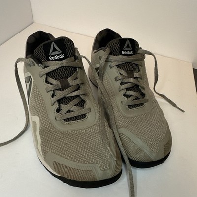 Reebok BD4405 Men's Low Top Lace-Up Athletic Sneakers Beige/Black