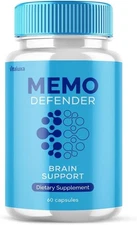 Memo Defender Brain Max Support Supplement Pills Advanced Formula (60 Capsules)