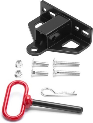 Zero Turn Lawn Mower Hitch Kit, 1-1/4'' Receiver with Hitch Pin and Clips, 6mm Th