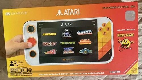 My Arcade Atari Gamestation Go Video Games System - 200+ Games - New & Sealed