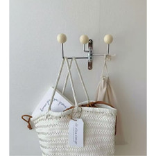 Rotatable Wall Mounted Iron Coat Hook Clothes...