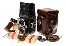 Professional Rolleiflex 2.8F TLR Medium Format camera Kit