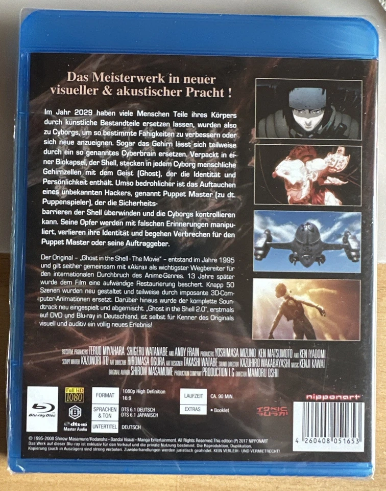 Ghost in the Shell - The Movie 2.0 (Blu Ray) NEU/OVP - Bild 2 von 2