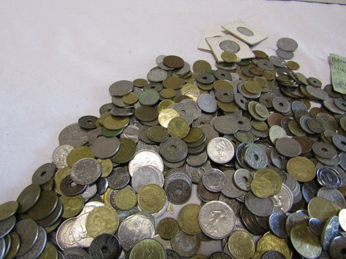 15... Lote de 4 kilos de monedas antiguas francia mundo - Imagen 5 de 12