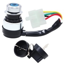 5 Wire 5 Pin Ignition Key Switch Replacement Fit for 50cc 70cc 90cc 110cc