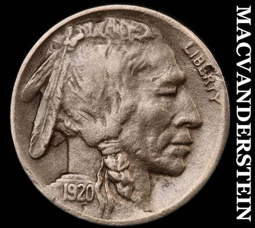 1920-D Buffalo Nickel - Extra Fine Semi Key Date No Reserve #i7196