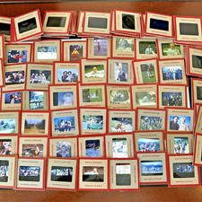 Lot of 80 Kodachrome Slides Red Border PEOPLE FAMILY BABY Hidden Valley 1940s