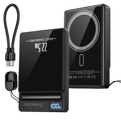 Mag/Safe Magnet Wireless LCD Power Bank 30000mAh Schnellladen für Android iPhone