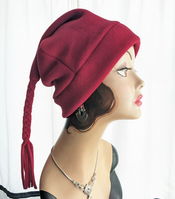 Cherry Red Polar Fleece Resistance Cap  Melt The Ice SHIPS FREE