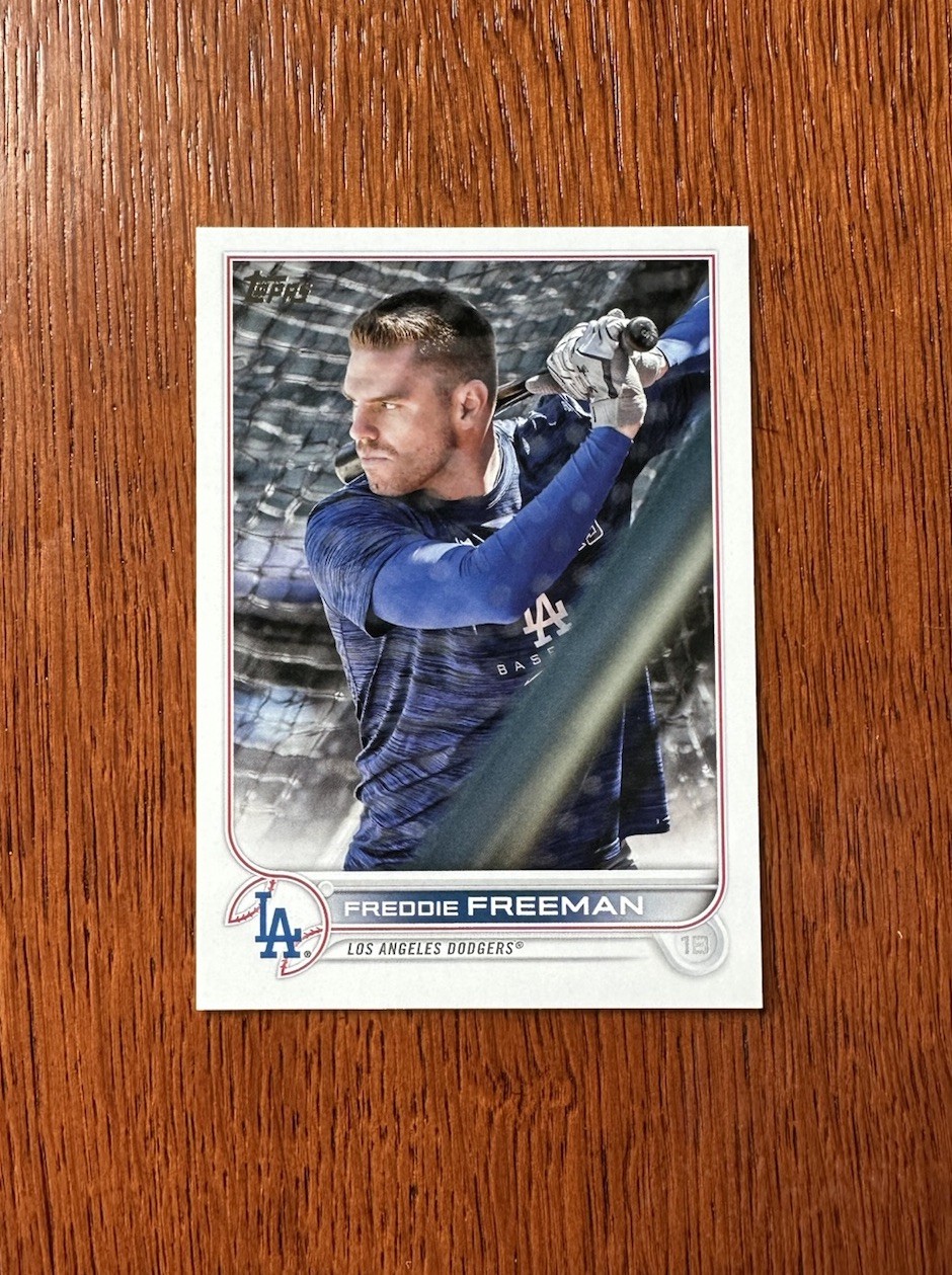 Freddie Freeman 2022 Topps Update Image Variation SSP #US330
